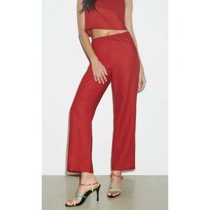 REFORMATION NWT Remi Cropped Linen Pants